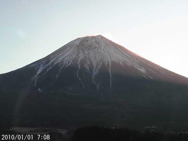 写真：富士宮から望む富士山