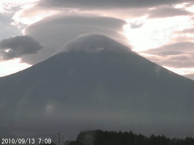 写真：富士宮から望む富士山