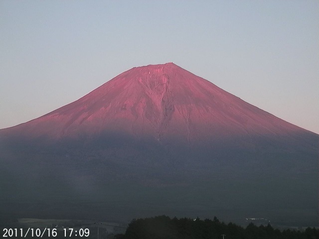 写真：富士宮から望む富士山