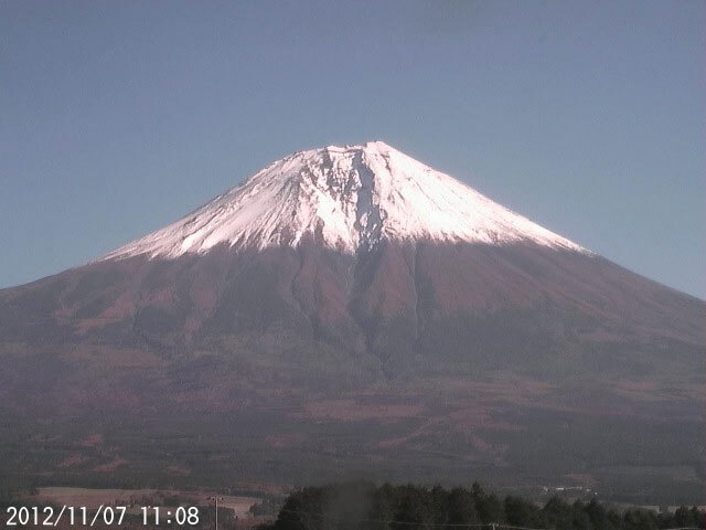 写真：富士宮から望む富士山