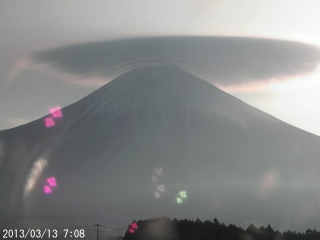 写真：富士宮から望む富士山