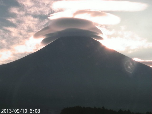 写真：富士宮から望む富士山