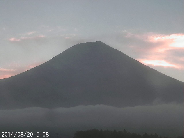 写真：富士宮から望む富士山