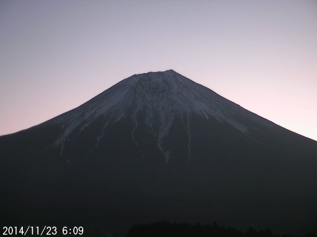 写真：富士宮から望む富士山