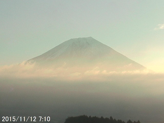 写真：富士宮から望む富士山