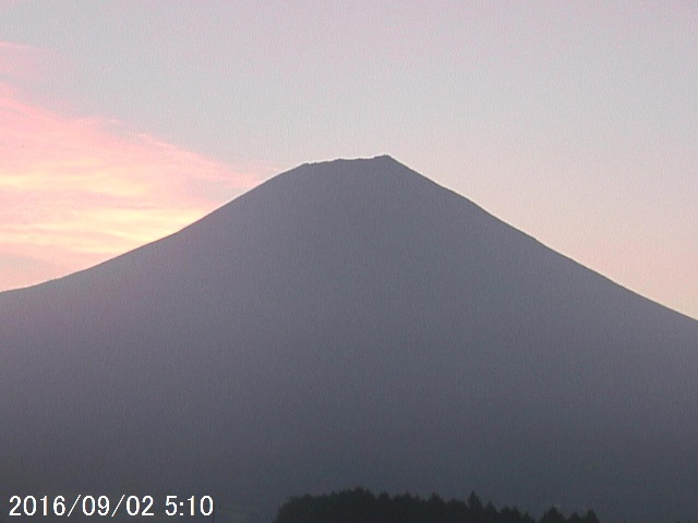 写真：富士宮から望む富士山