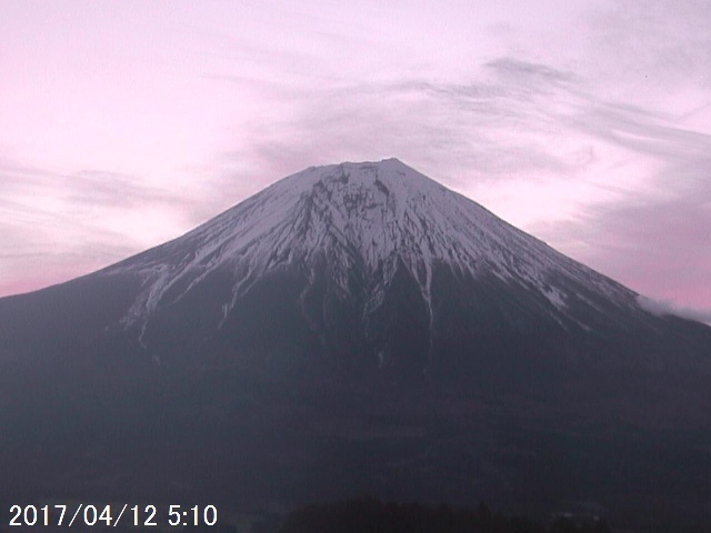 写真：富士宮から望む富士山