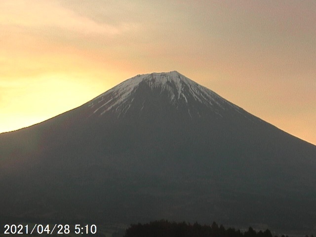 写真：富士宮から望む富士山