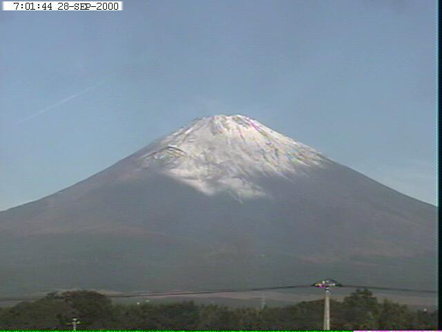 写真：御殿場から望む富士山