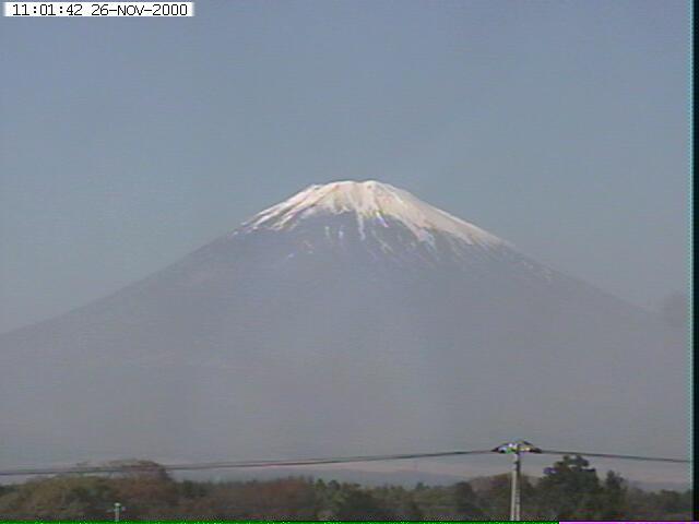 写真：御殿場から望む富士山