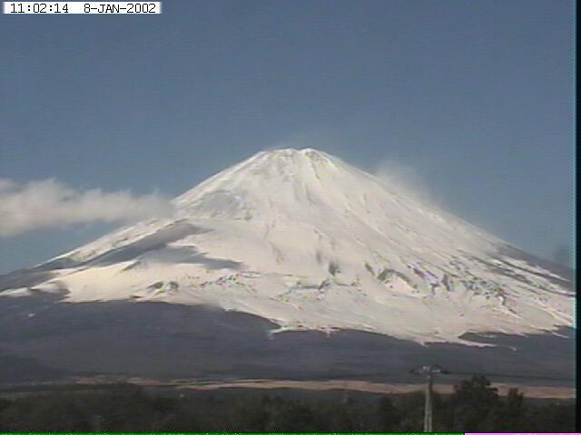 写真：御殿場から望む富士山