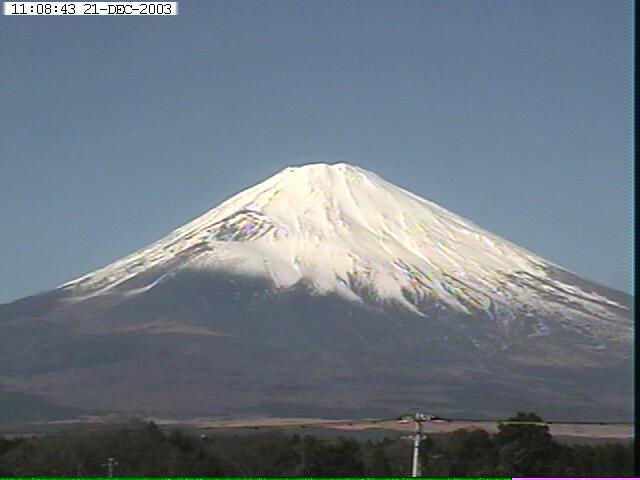 写真：御殿場から望む富士山