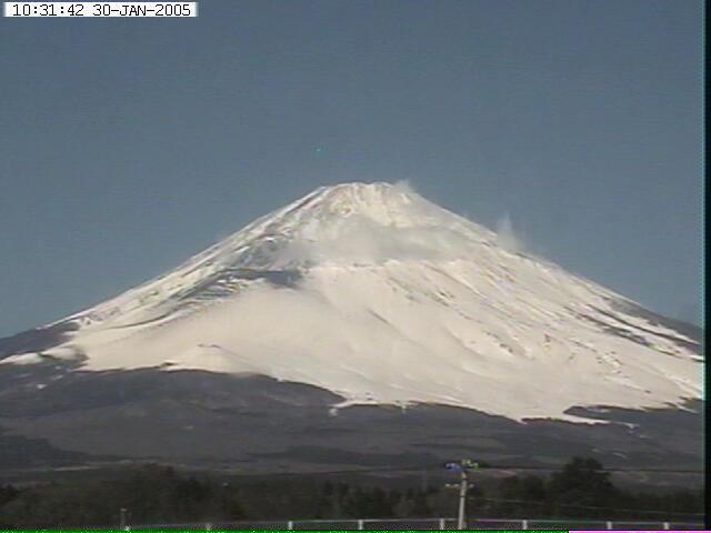 写真：御殿場から望む富士山