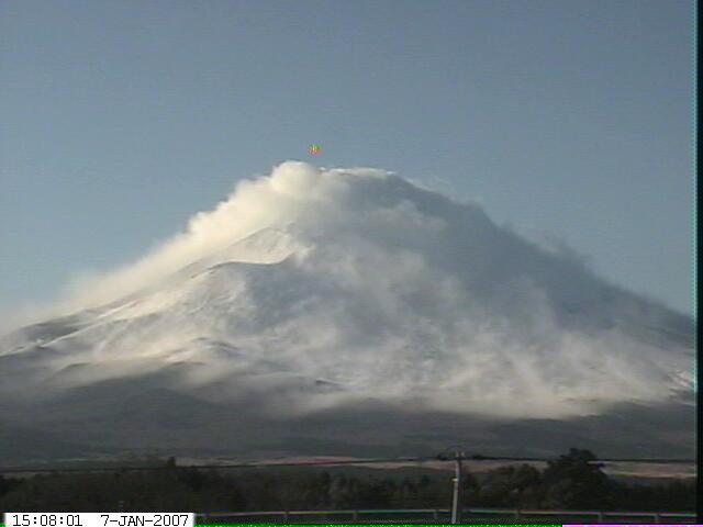 写真：御殿場から望む富士山