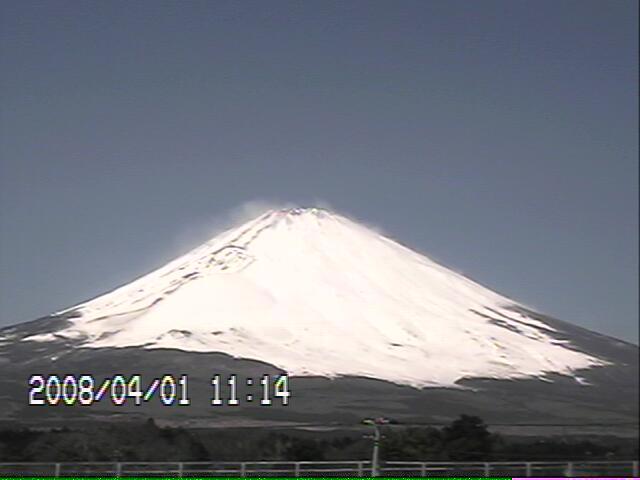 写真：御殿場から望む富士山