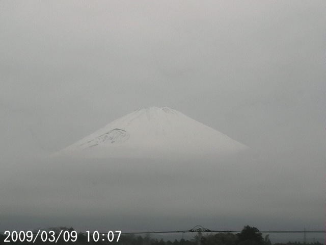 写真：御殿場から望む富士山