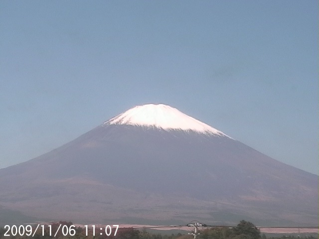 写真：御殿場から望む富士山