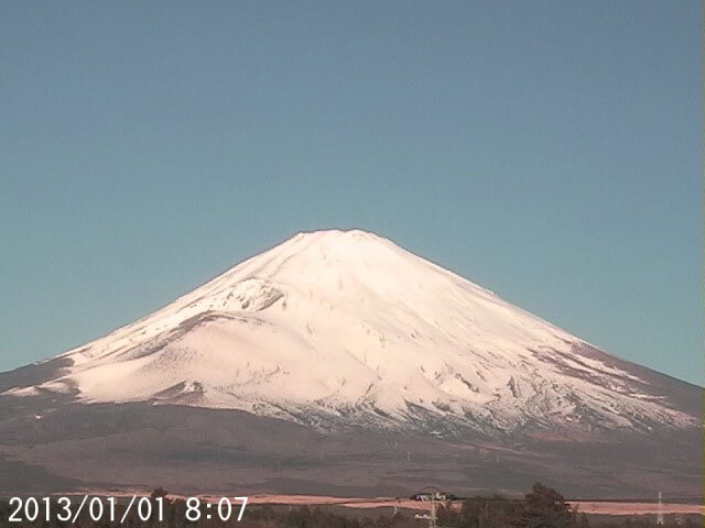 写真：御殿場から望む富士山