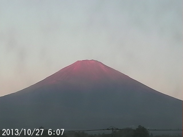 写真：御殿場から望む富士山