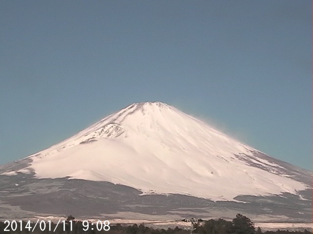 写真：御殿場から望む富士山