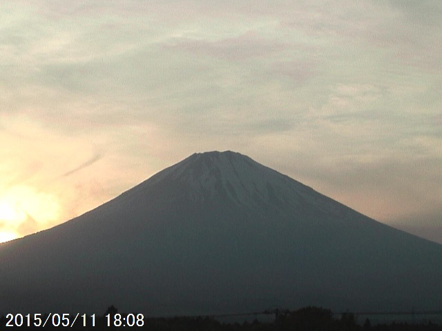 写真：御殿場から望む富士山