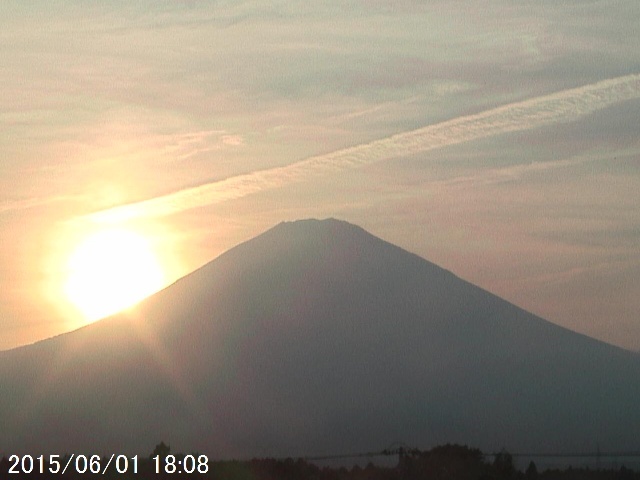 写真：御殿場から望む富士山