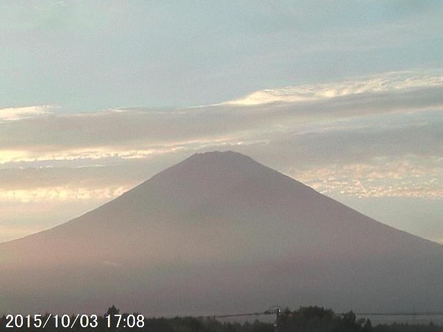 写真：御殿場から望む富士山