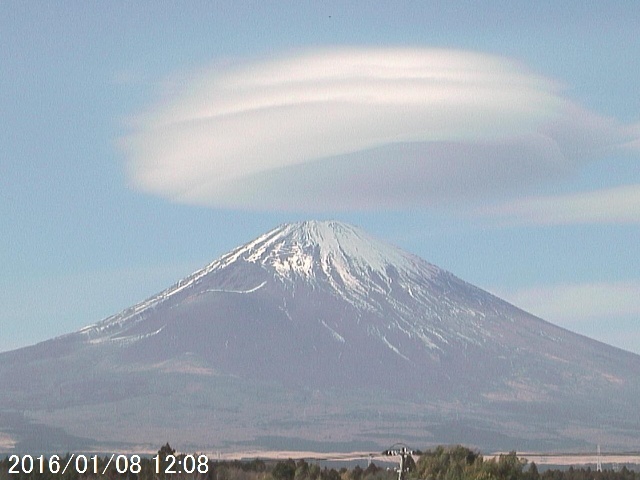 写真：御殿場から望む富士山