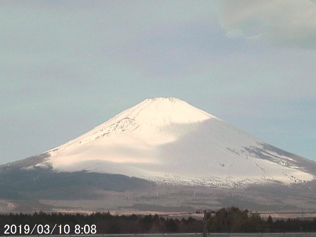 写真：御殿場から望む富士山