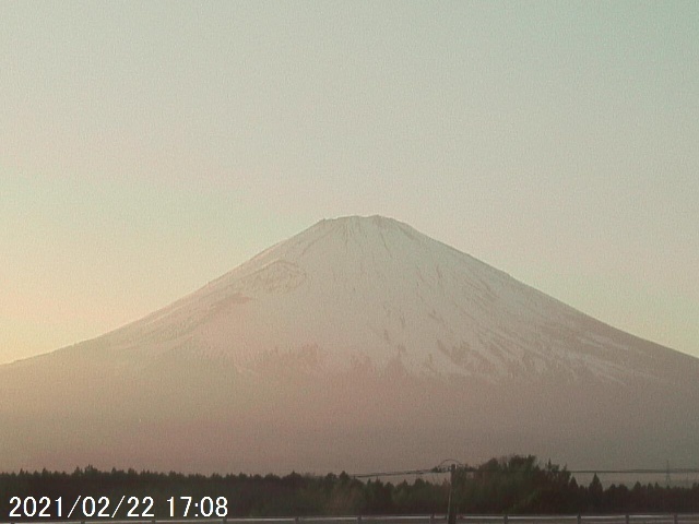 写真：御殿場から望む富士山