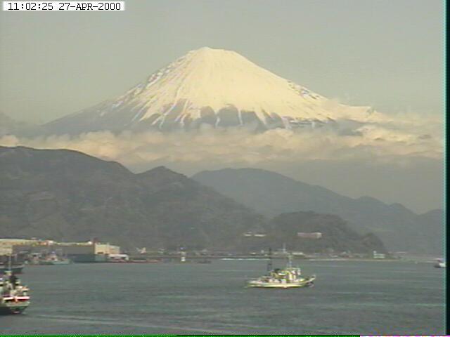 写真：清水から望む富士山