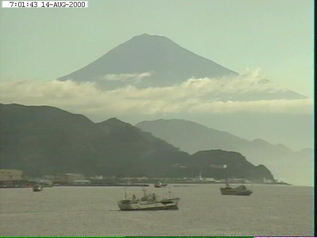 写真：清水から望む富士山