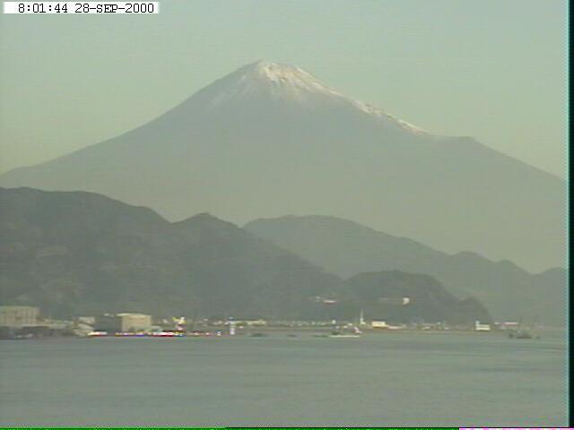 写真：清水から望む富士山