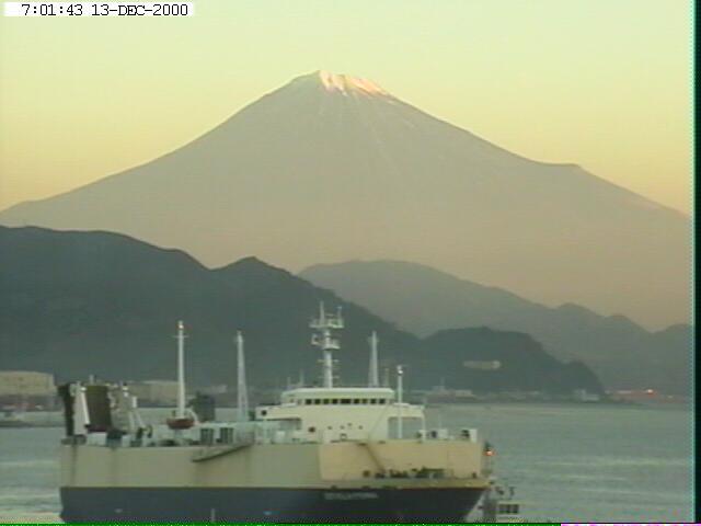 写真：清水から望む富士山