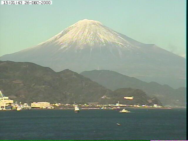 写真：清水から望む富士山