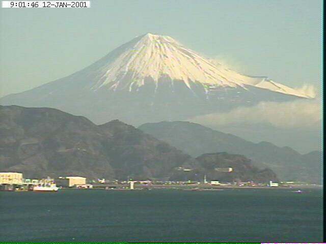 写真：清水から望む富士山