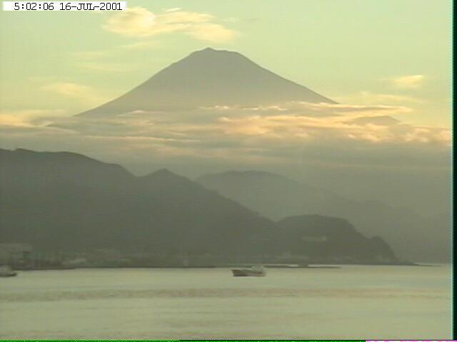 写真：清水から望む富士山