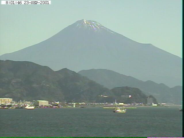 写真：清水から望む富士山