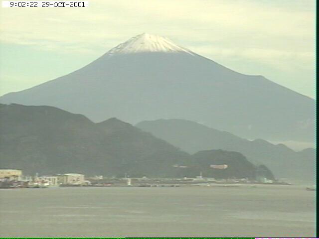 写真：清水から望む富士山