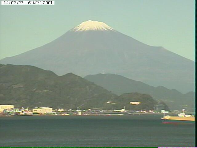 写真：清水から望む富士山