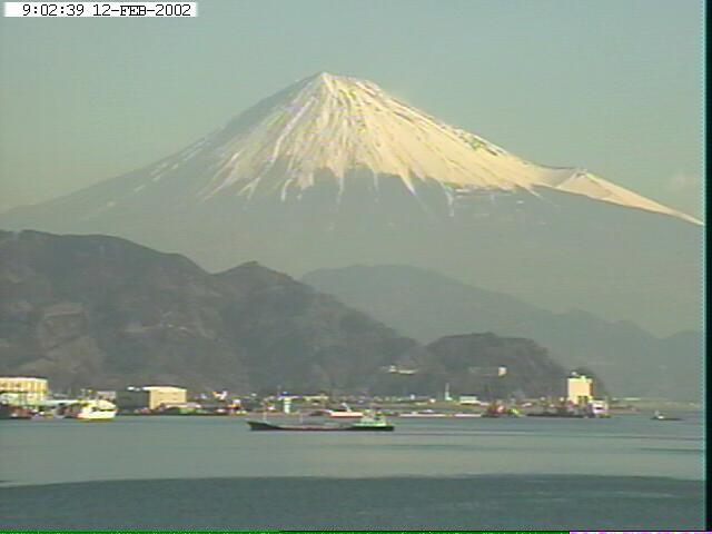 写真：清水から望む富士山