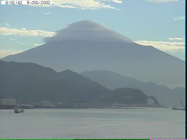 写真：清水から望む富士山