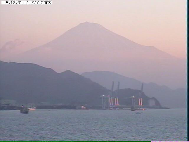 写真：清水から望む富士山