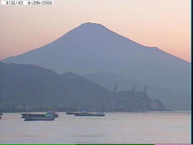 写真：清水から望む富士山