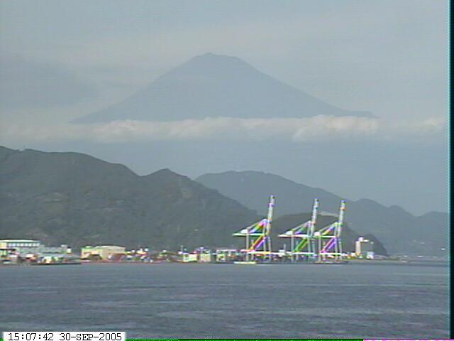 写真：清水から望む富士山