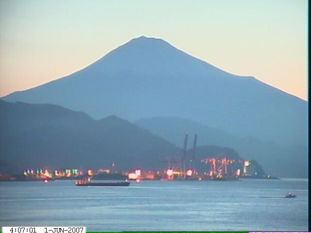 写真：清水から望む富士山