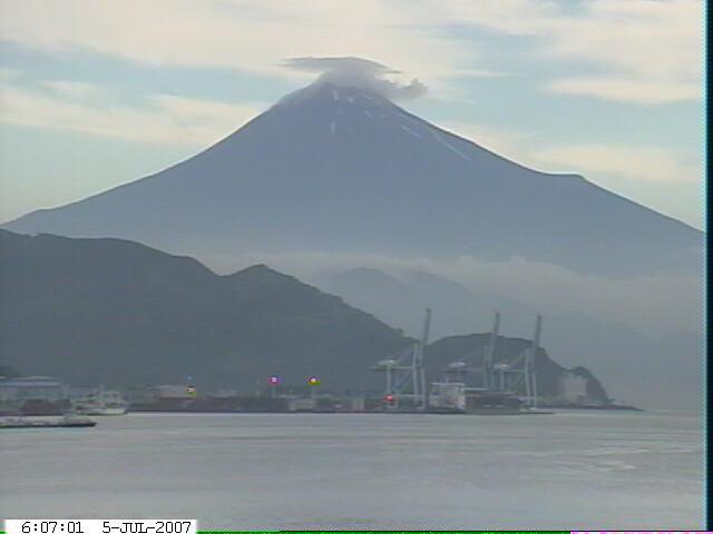 写真：清水から望む富士山