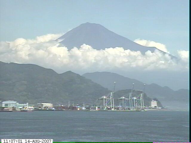 写真：清水から望む富士山