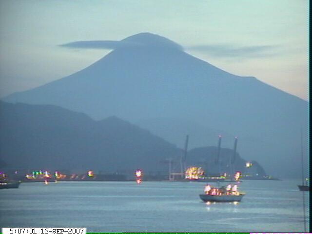 写真：清水から望む富士山