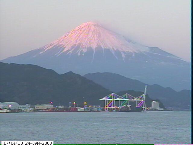 写真：清水から望む富士山